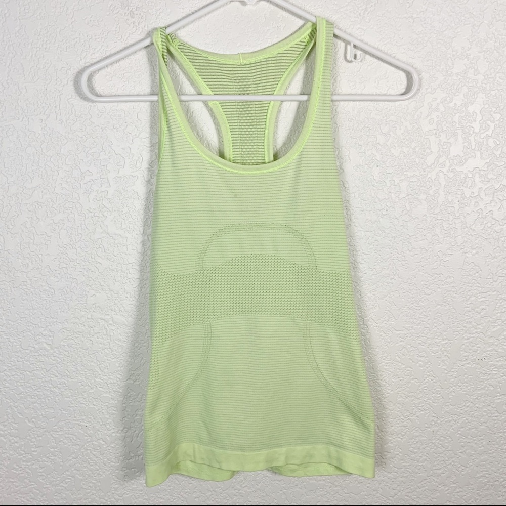 Lululemon Swiftly Tech Yellow Tank Top 4